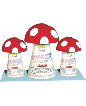 Mushroom Family Fountains Boom Wow